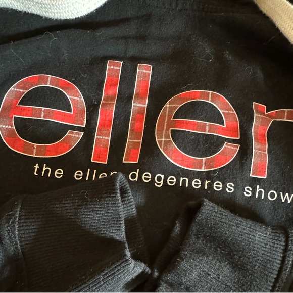 Ellen Degeneres Show hoodie black with red logo - Picture 2 of 4